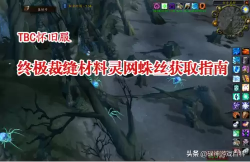 wow灵网蜘蛛丝去哪里刷　wow怀旧服蜘蛛丝材料怎么获得-第1张