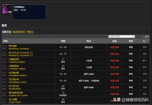 wow灵网蜘蛛丝去哪里刷　wow怀旧服蜘蛛丝材料怎么获得-第5张