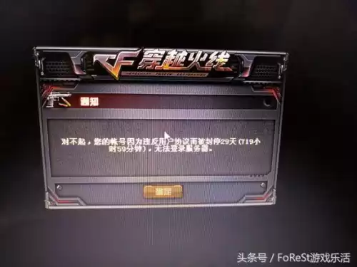 cf封999天怎么办　cf被误封三天怎么回事-第4张