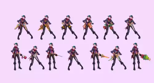 dnf第五期稀有装扮外观女鬼剑　DNF女鬼剑时装-第12张