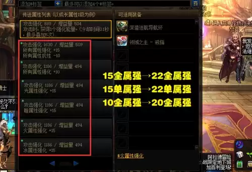 dnf装备词条提升率　剑魂75技能攻击加5提升率-第1张