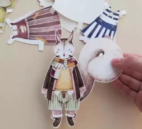 怎样用纸做换装游戏　用纸做的人可以换衣服-第18张