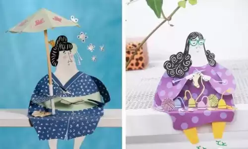 怎样用纸做换装游戏　用纸做的人可以换衣服-第23张