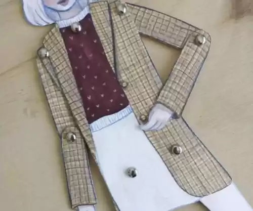 怎样用纸做换装游戏　用纸做的人可以换衣服-第43张