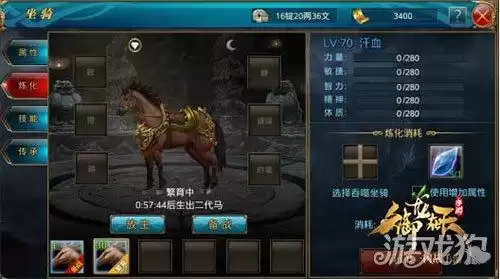御龙在天炼化马怎么使用　御龙在天生马有技巧吗-第3张