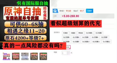什么是原神代充　原神第三方代充-第1张